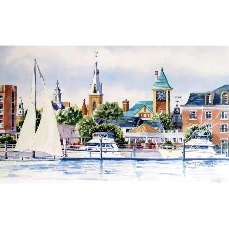 Home Port New Bern - Giclée Print