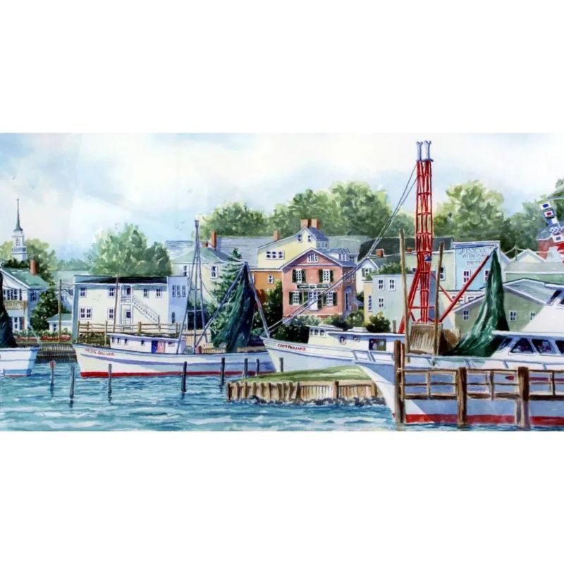 Swansboro, NC - Giclée Print
