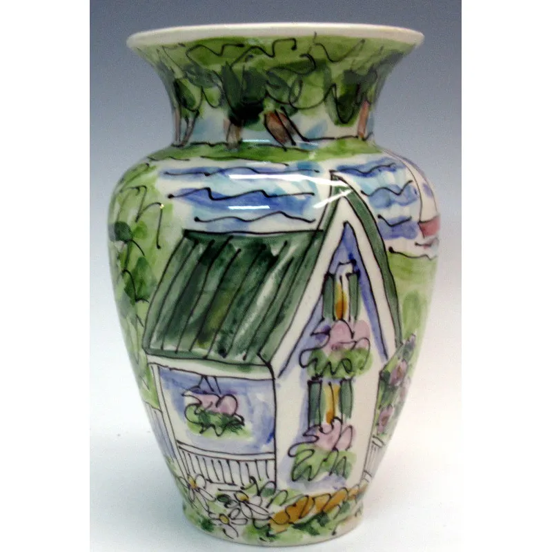 Celebration Pottery Vase - May This Home