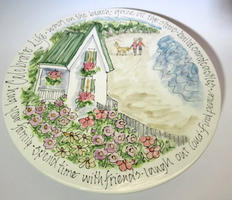 Celebration Pottery - Pedestal Cake Plate