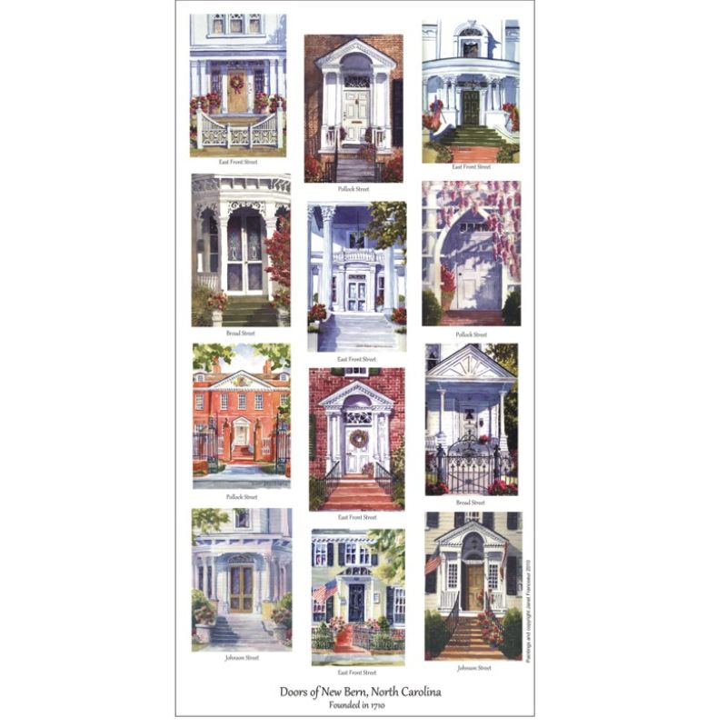 Doors of New Bern - Giclée Print