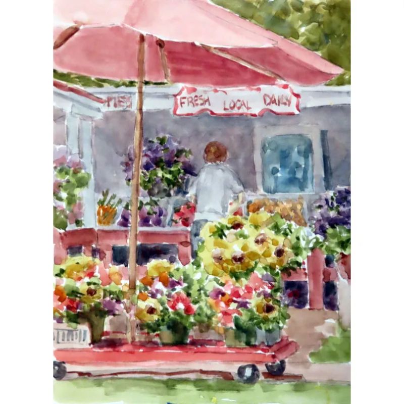 Local Produce – Original Watercolor