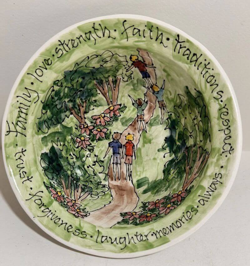 Celebration Pottery Bowl - Family Means