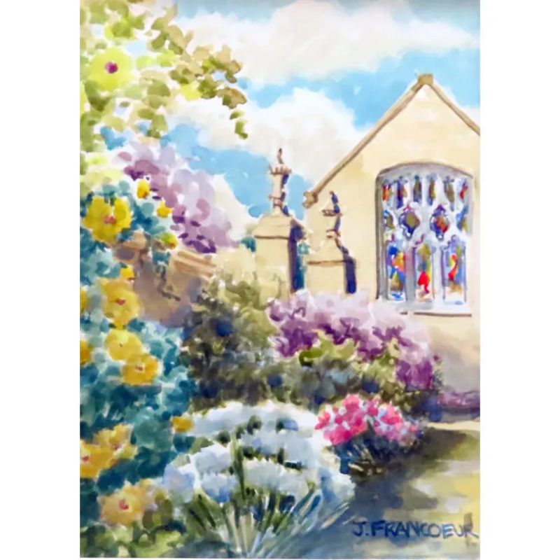 Hidcote Manor, England – Original Painting