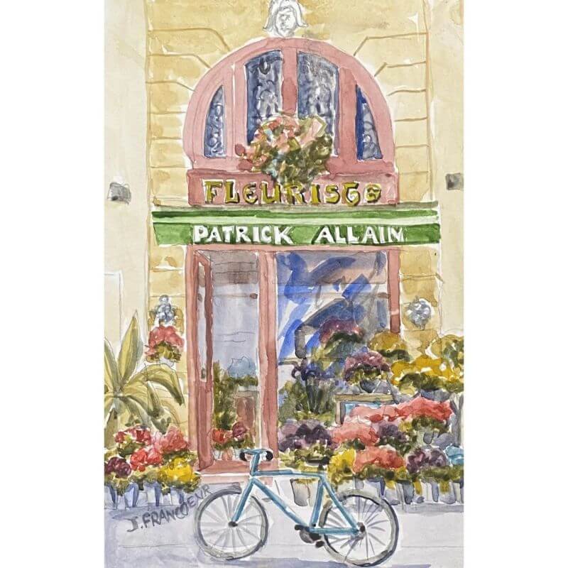 Patrick Allain Flower Shop - Watercolor