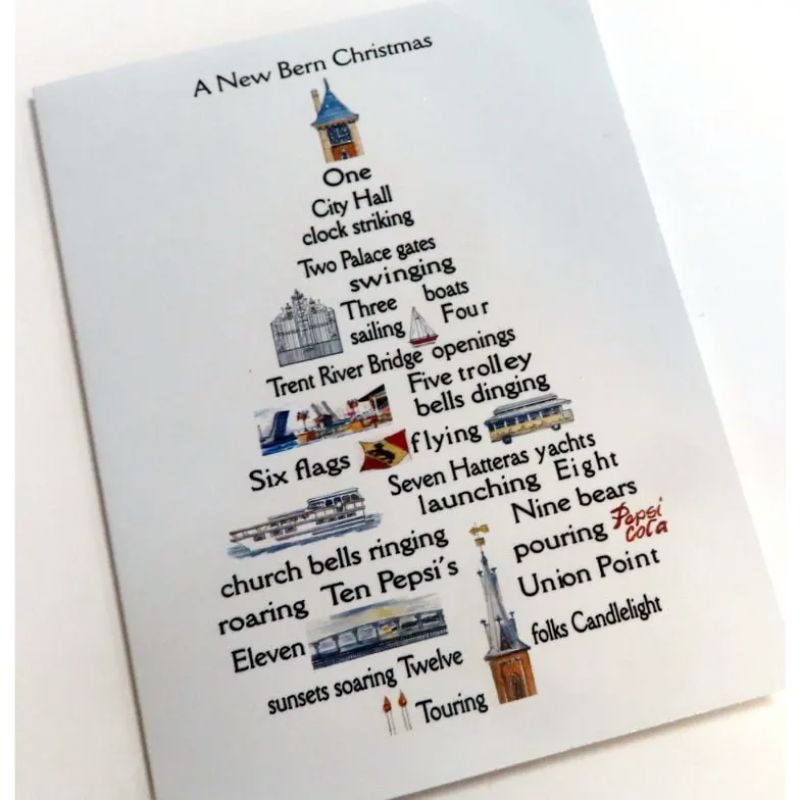 Christmas Cards - Twelve Days of Christmas New Bern Style