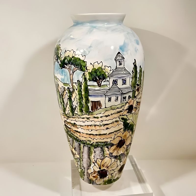 Celebration Pottery Vase - Provence