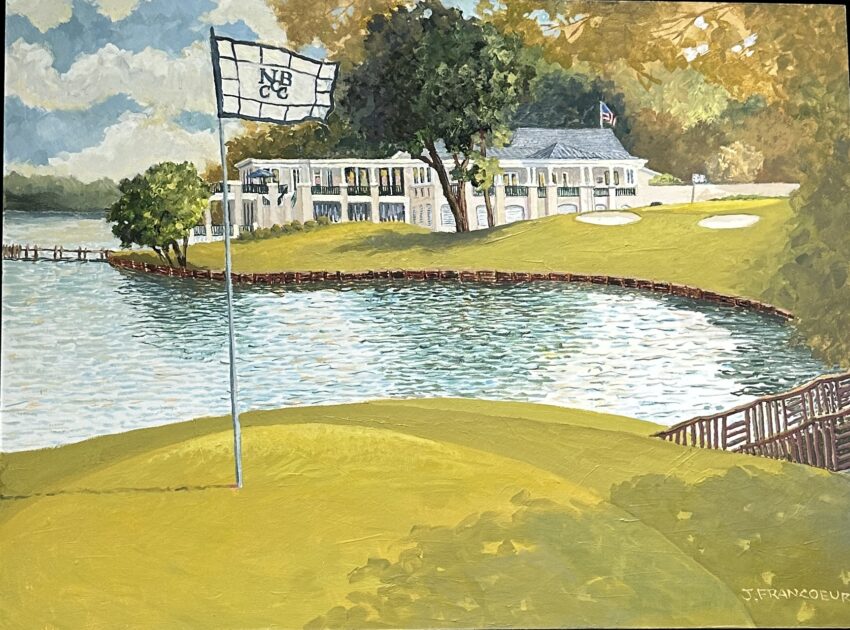New Bern Golf and Country Club by artist Janet Francoeur
